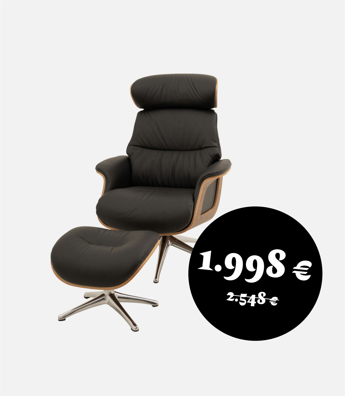 Relaxsessel Clement mit Hocker