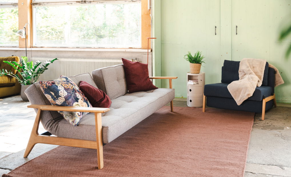 Funktionsmöbel: Sofa Splitback & Sessel Cubed