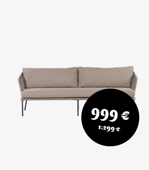  Loungesofa Moco Rope (3-Sitzer)