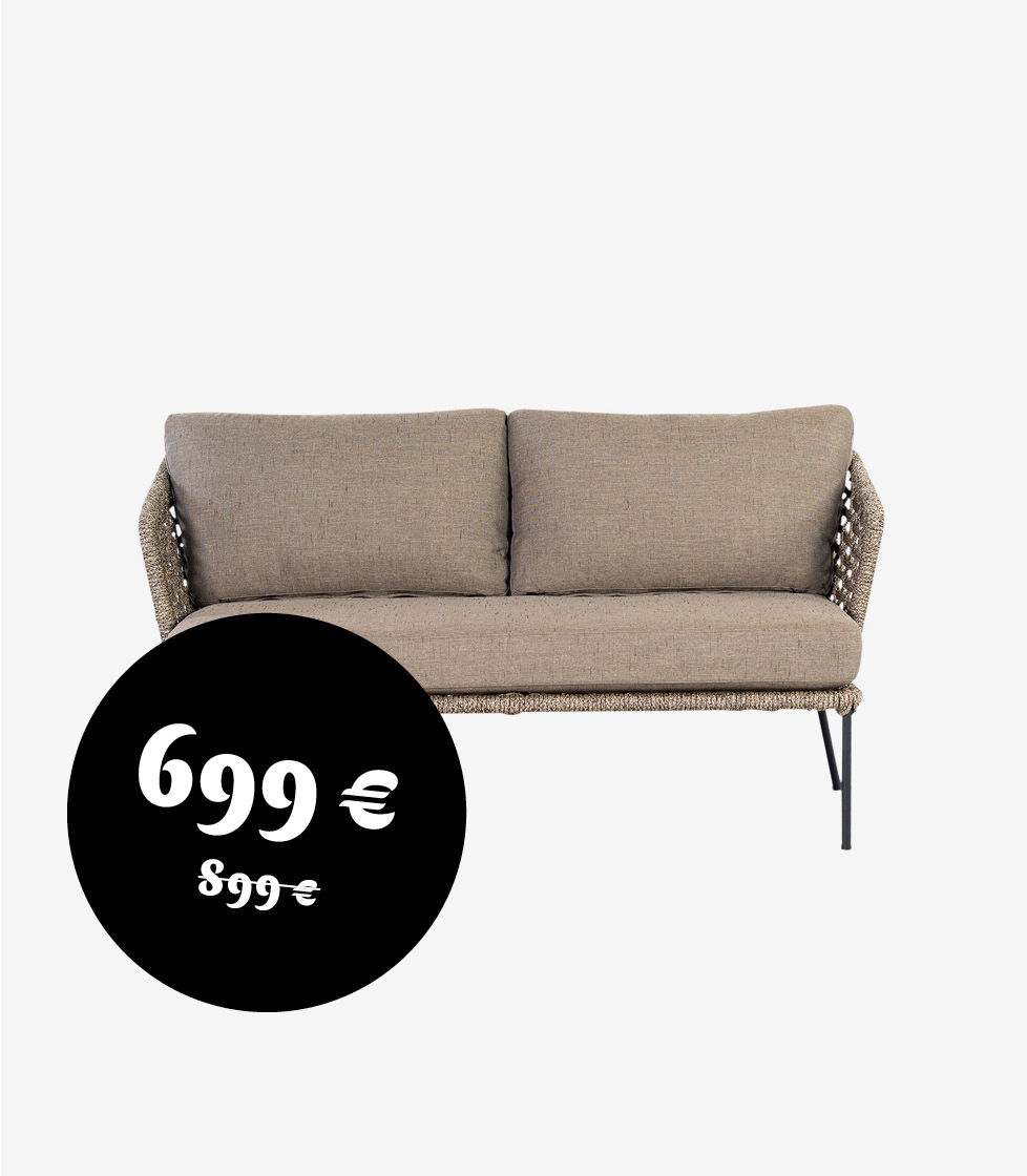  Loungesofa Moco Rope (2-Sitzer