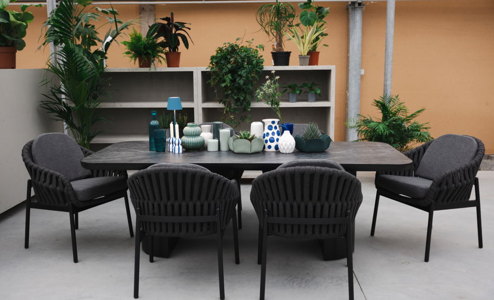 Stuhl und Gartentisch Casablanca