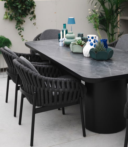 Stuhl und Gartentisch Casablanca